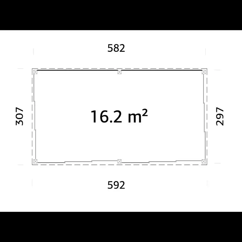 Uterum Palmako Saga 17,3 m² (inv. 16,2 m²) Slide Plus