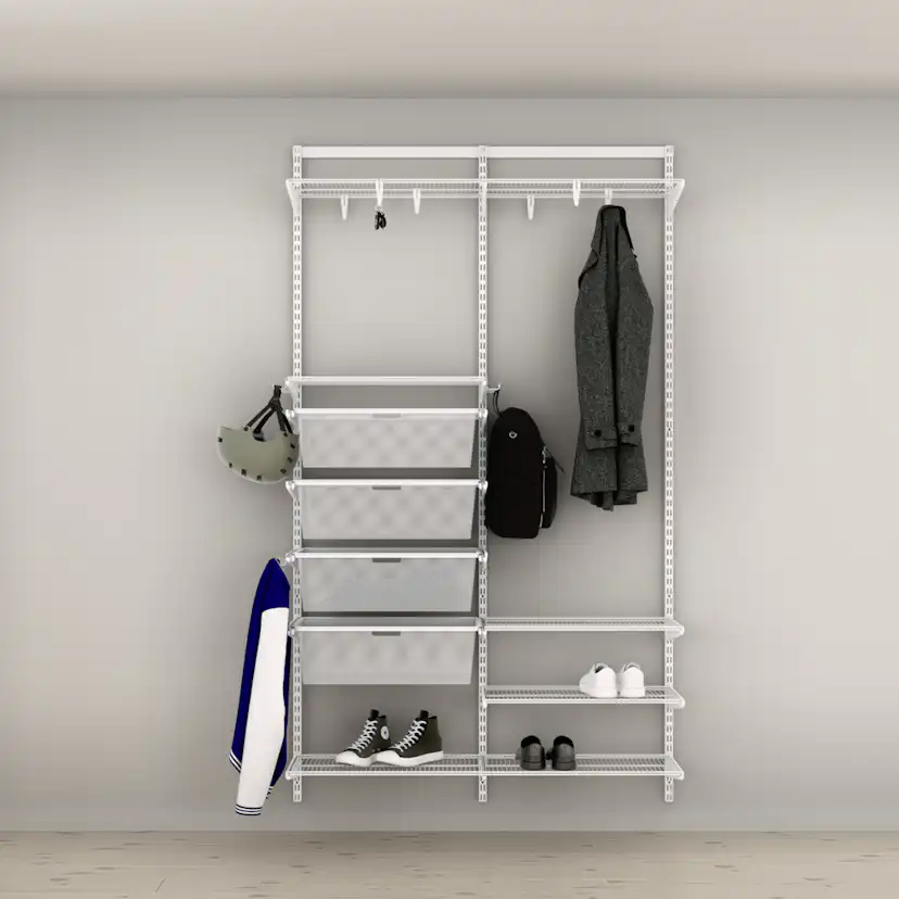 Hallösning Elfa Ready Solution Classic 7 125 cm Vit