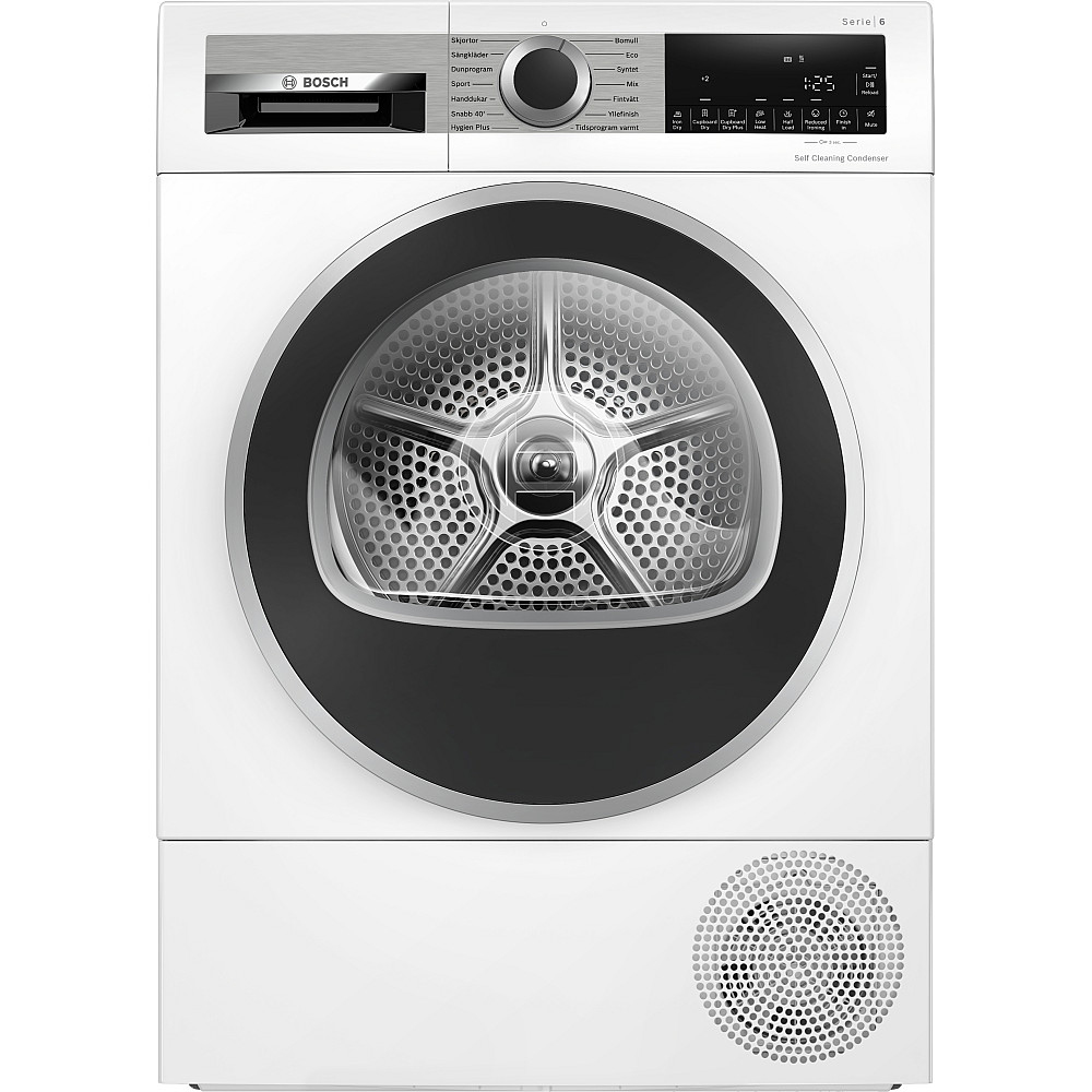 Tvättmaskin och Torktumlare Bosch WGG244FTSN + WQG245DBSN Serie 6 Vit