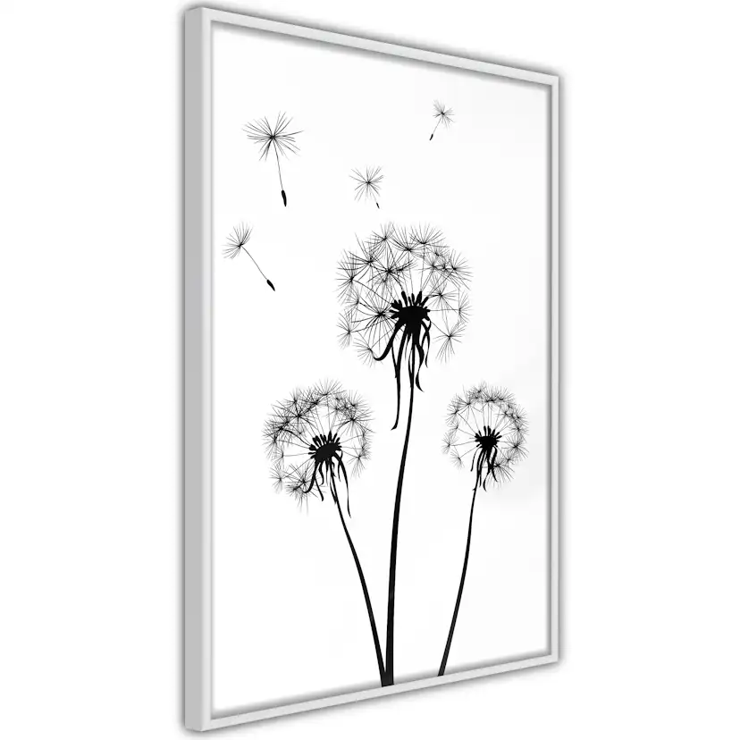 Poster Artgeist Affisch Flying Dandelions