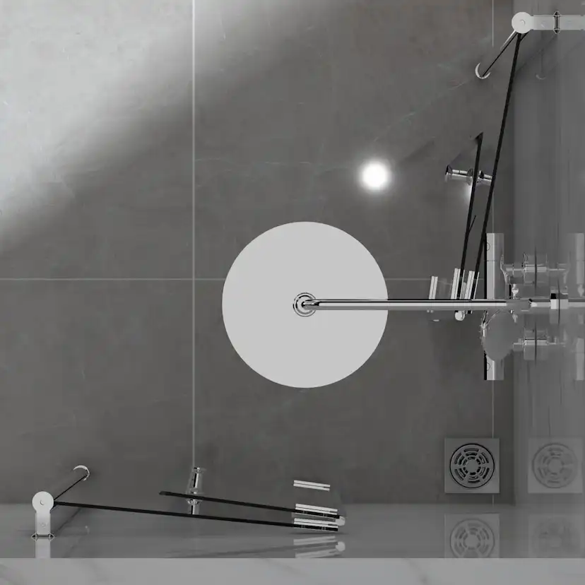 Duschhörn Bathlife Vikbar Rak