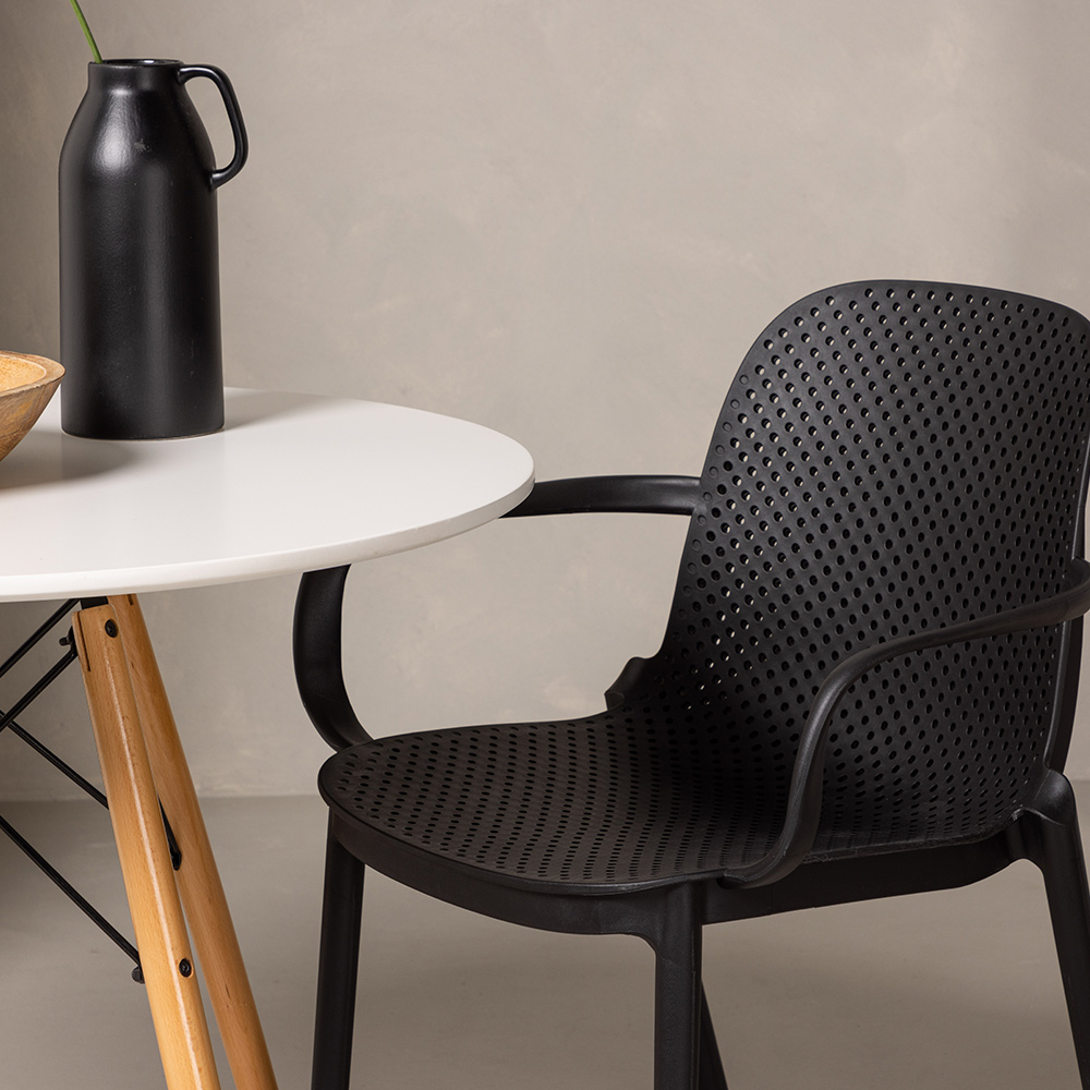 Matgrupp Venture Home Danburi Ø 60 cm med 2 Baltimore Stolar