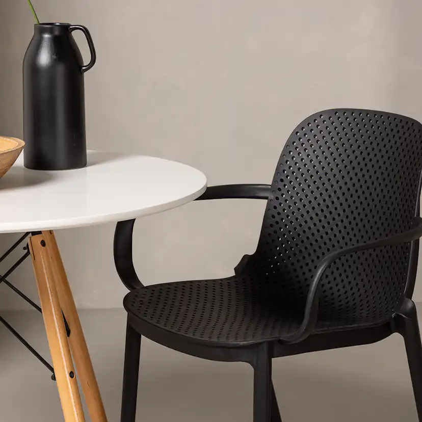 Matgrupp Venture Home Danburi Ø 60 cm med 2 Baltimore Stolar