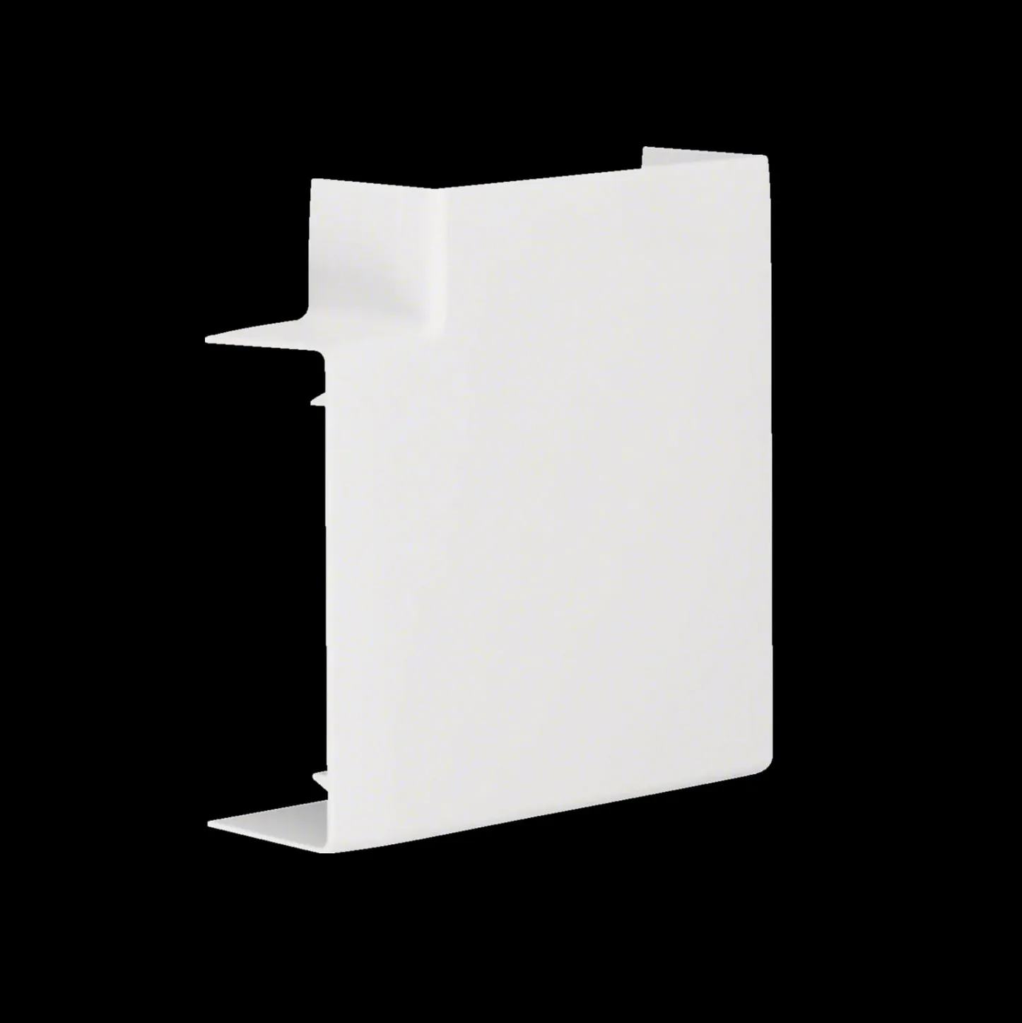 L-Vinkel till Matarkanal Hager Flexibel LF/LFH 40 x 110 mm Halogenfri Vit RAL 9016