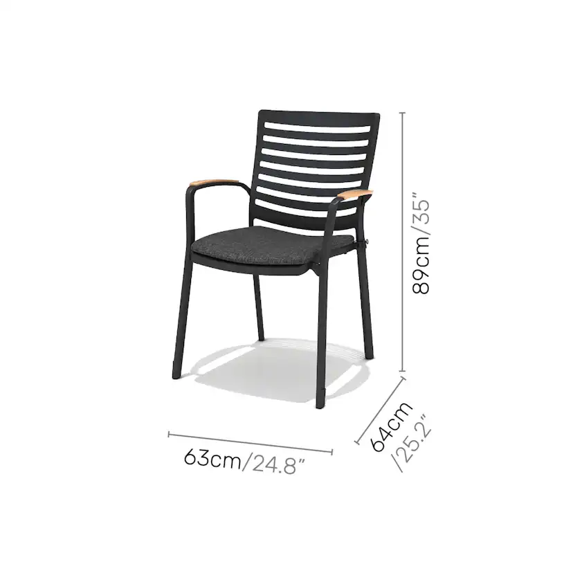 Trädgårdsfåtölj LifestyleGarden Portals carver 4-pack