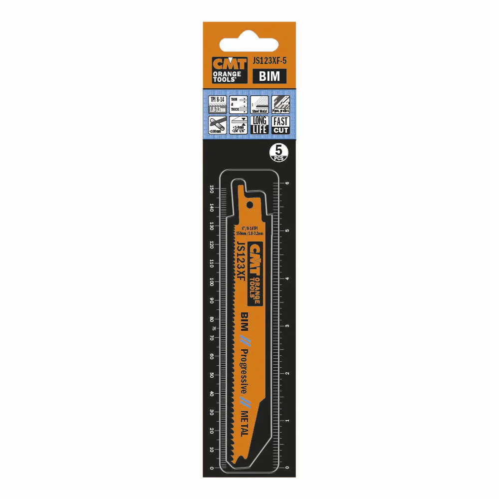Tigersågblad CMT Orange Tools Metall 150mm BIM Prog 5 st