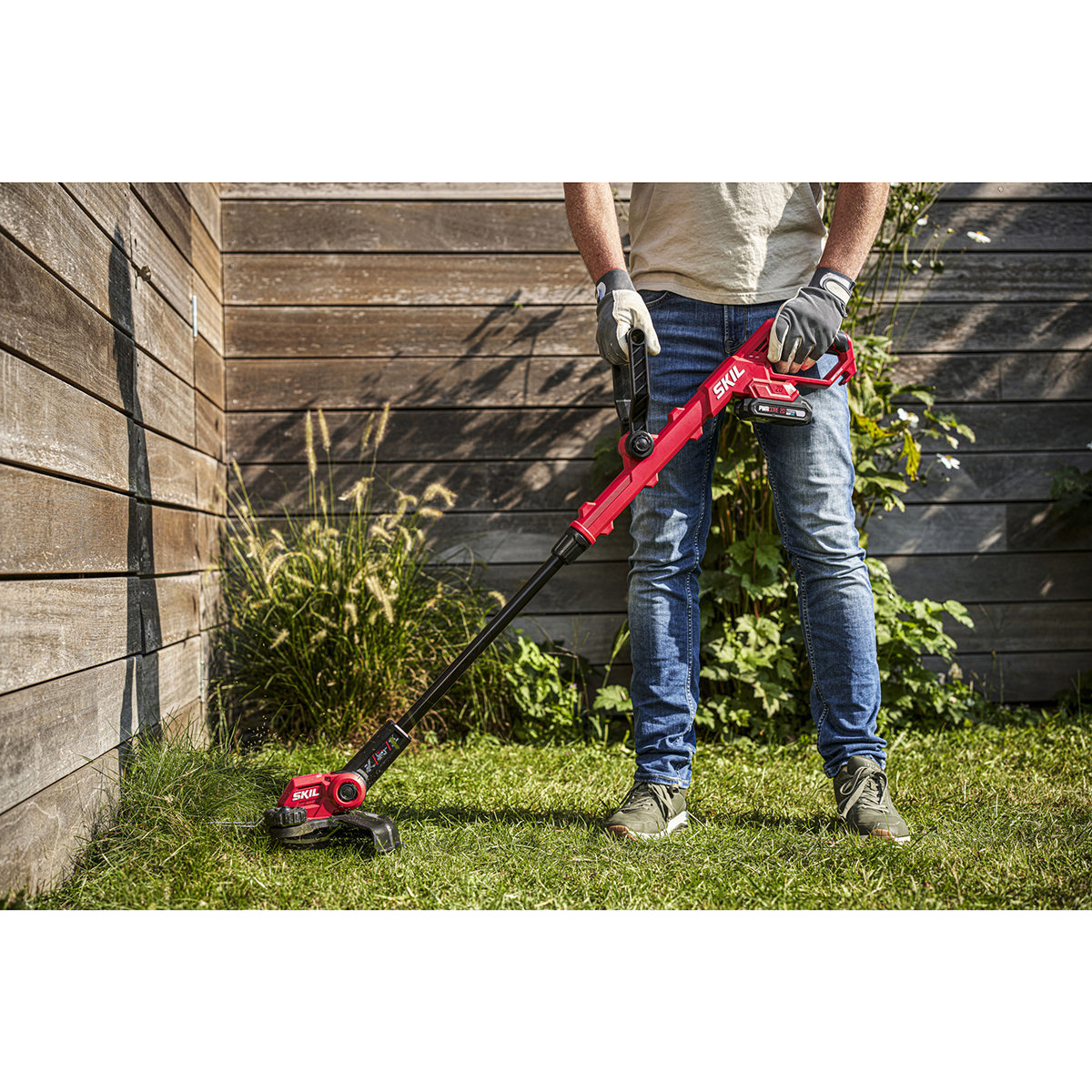 Grästrimmer SKIL 0231 CA Kolborstfri Batteridriven