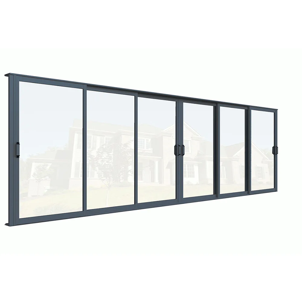 Landskap Skjutdörrsparti Robust B5949mm x H2000 - Grå Året r B5949 x H2000 mm - Grå DB703