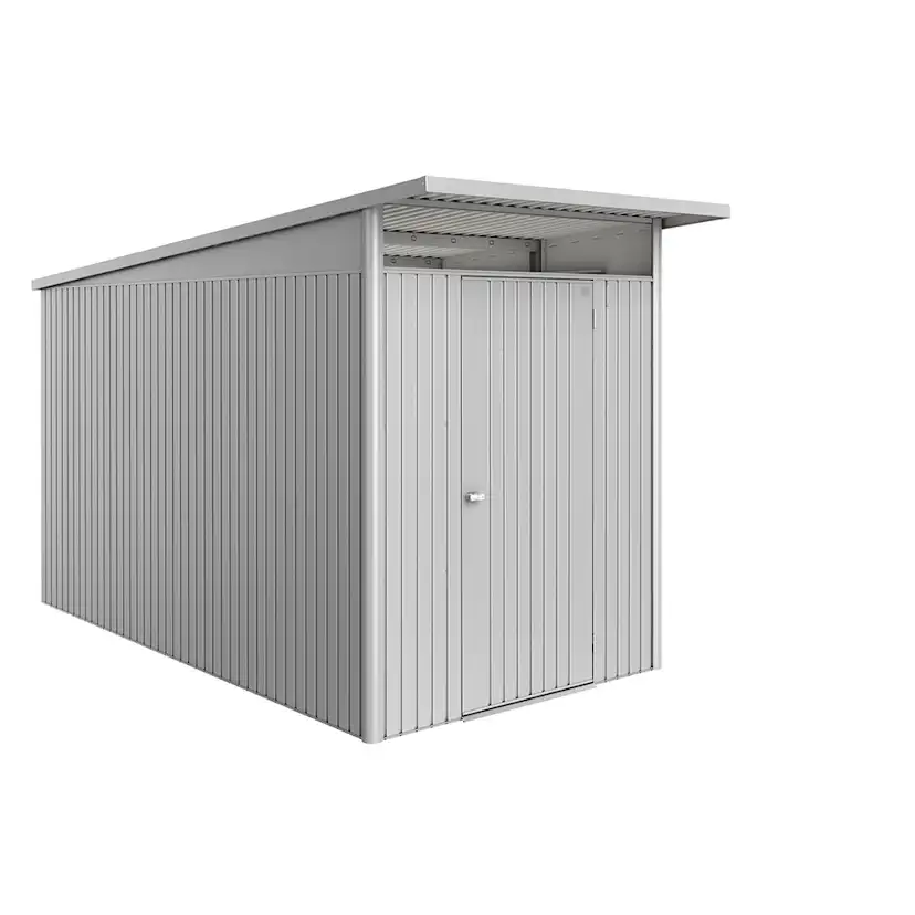 Redskapsbod Biohort Avantgarde Eco A4 Metallic Silver Standarddörr