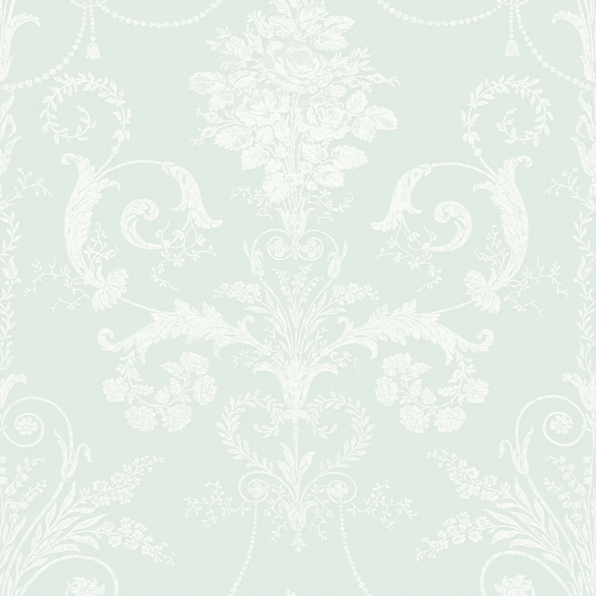 Tapet Laura Ashley Josette Enteneier Blå