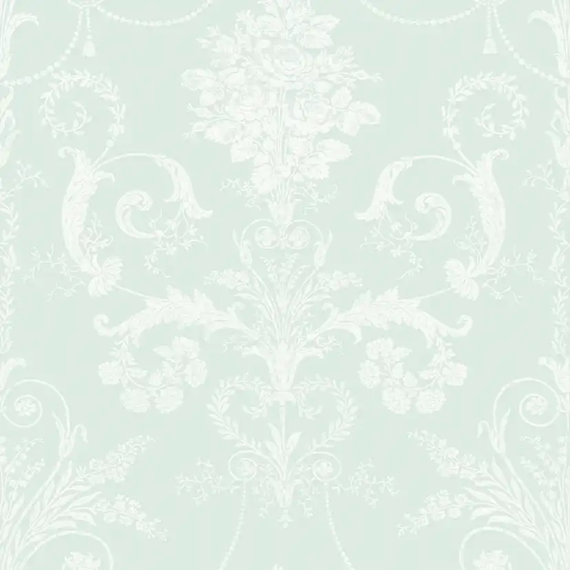 Tapet Laura Ashley Josette Enteneier Blå