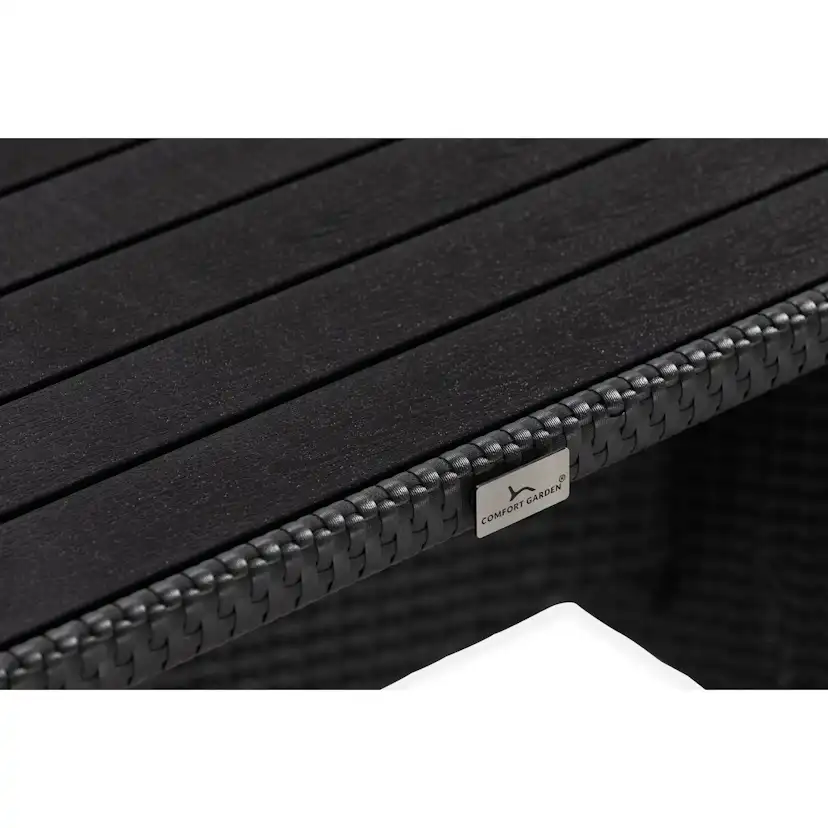 Loungegrupp Comfort Garden James Light Soffgrupp Utomhus 5-sits med Bordsskiva i Aintwood