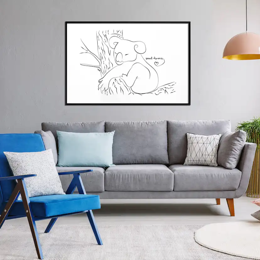 Poster Artgeist Affisch Sleepy Koala