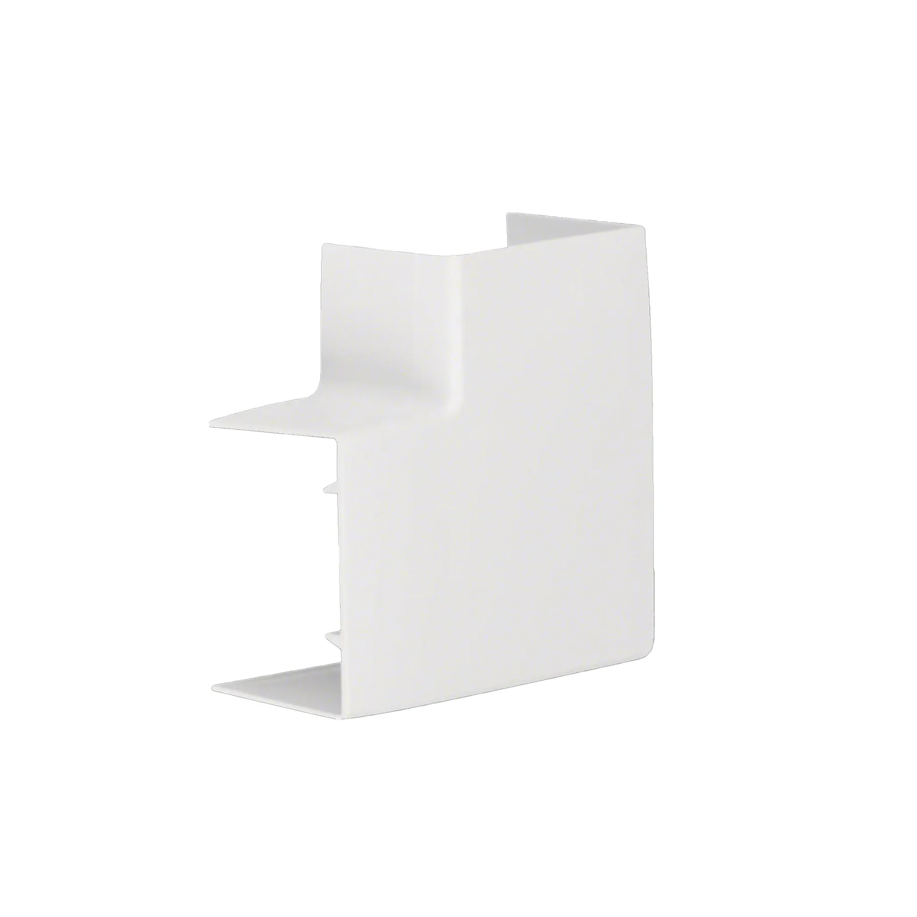 L-Vinkel till Matarkanal Hager Flexibel LF/LFH 40 x 60 mm Halogenfri Vit RAL 9016