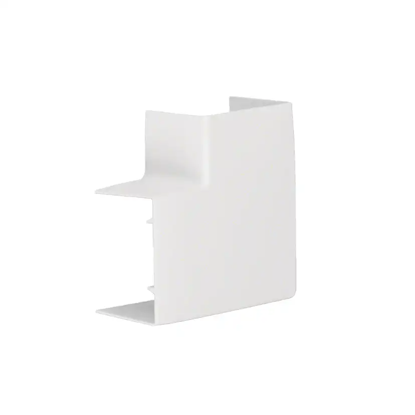 L-Vinkel till Matarkanal Hager Flexibel LF/LFH 40 x 60 mm Halogenfri Vit RAL 9016