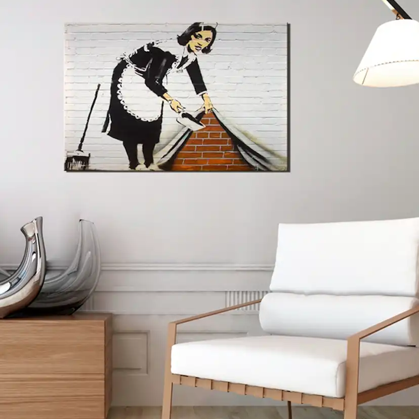 Tavla Arkiio Maid In London By Banksy