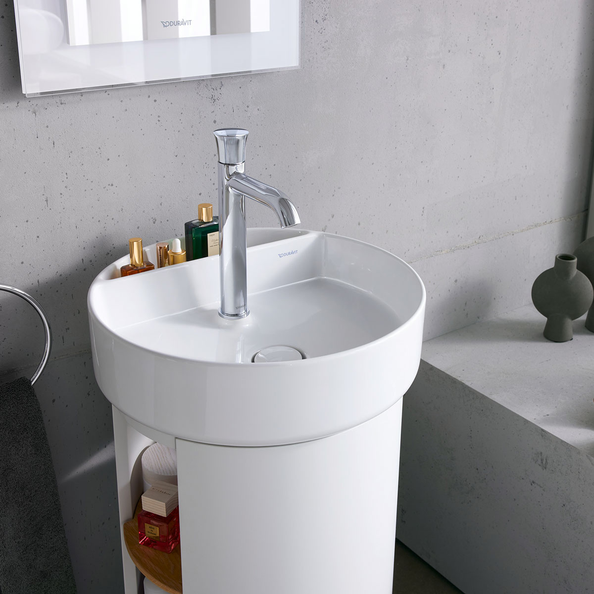 Tvättställ Duravit Bento Starck Box för Placering på Bänkskiva 460 mm
