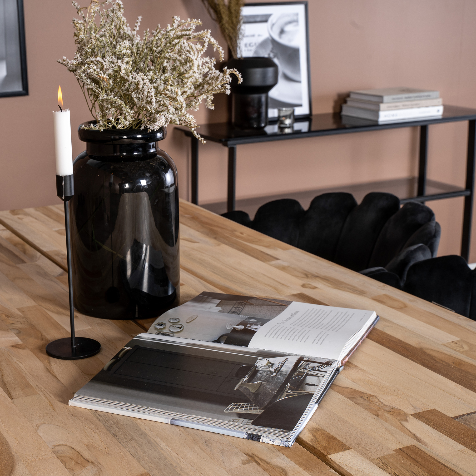 Matgrupp furniture/fashion Cornelia med 6 Limhamn Stolar