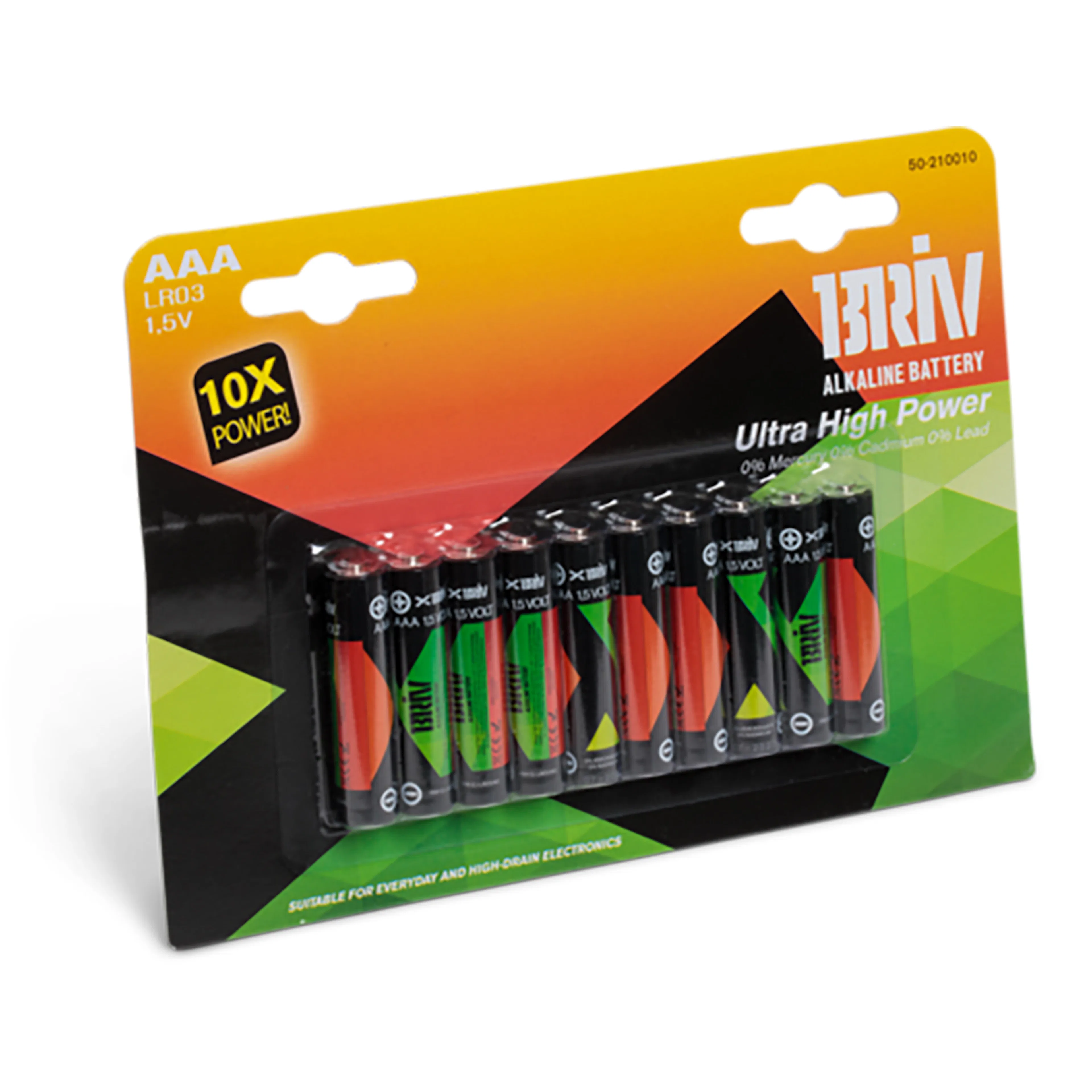 Batteri Briv LR03 AAA 10-Pack