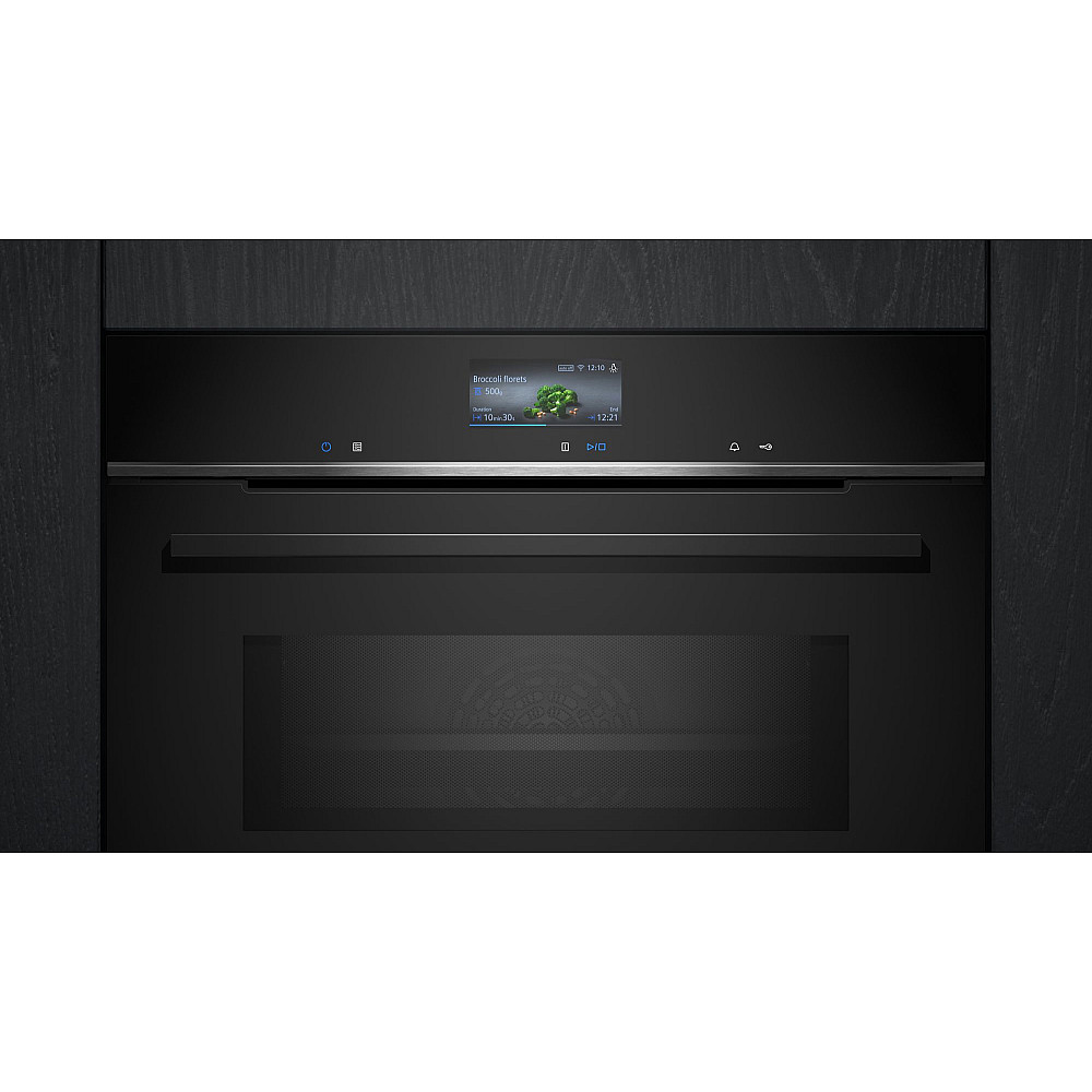 Ugn och Mikro Siemens iQ700 HM736G1B1 + CM724G1B1 Svart