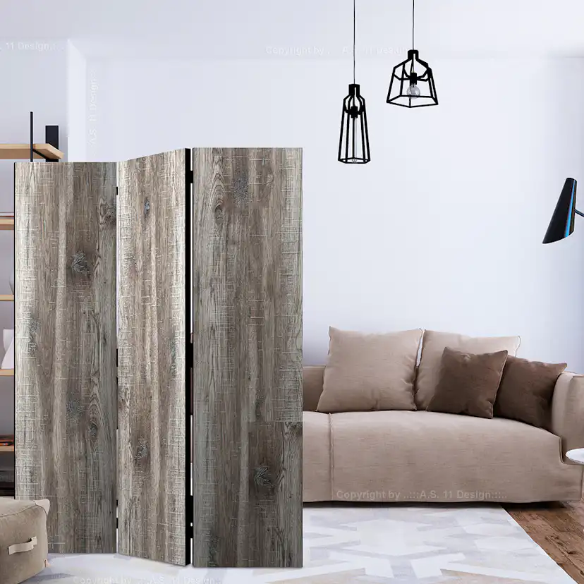 Rumsavdelare Skärmvägg Arkiio Stylish Wood 135x172 cm