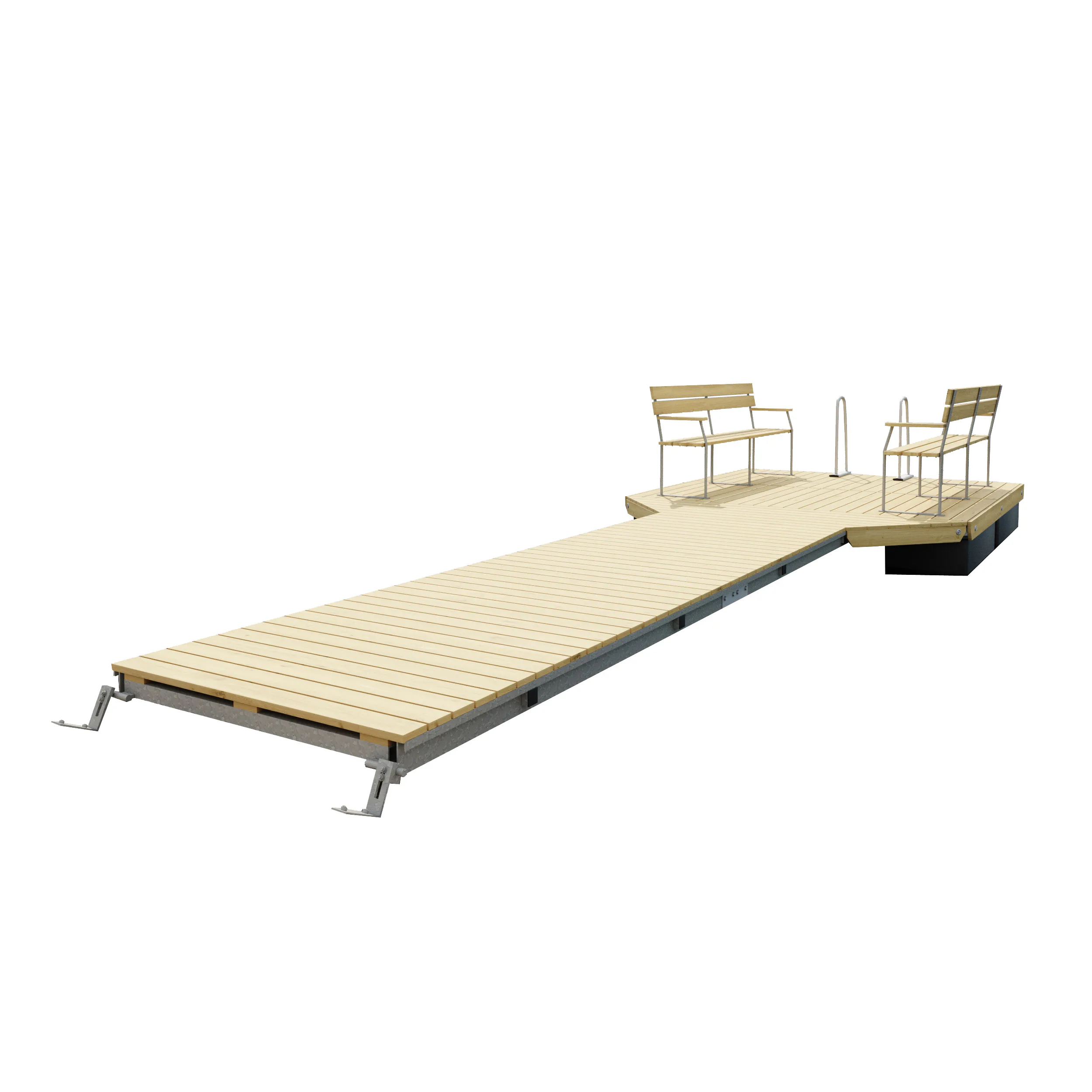 Brygga Luoman Lumme LC 4-4 2,3x7 m