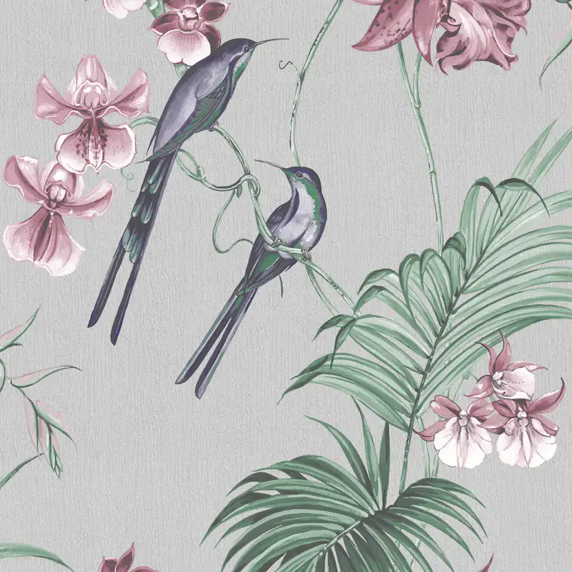 Tapet Boutique Julien McDonald Utopia Grey Grå