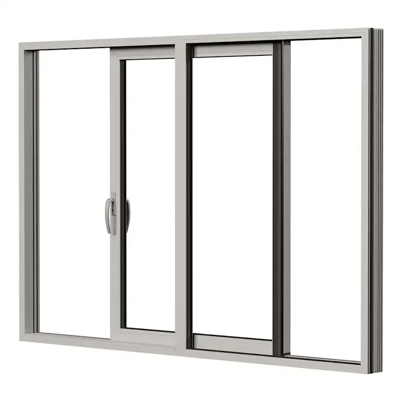 Skjutdörr NorDan HelAlu Aluminium 2-Delad Enkelspår