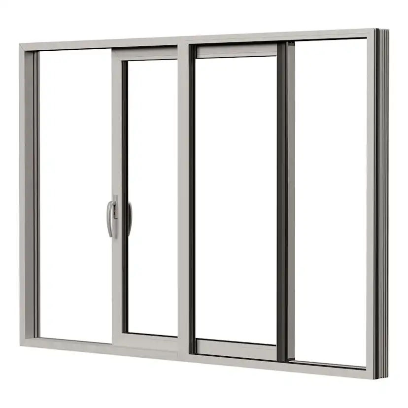 Skjutdörr NorDan HelAlu Aluminium 2-Delad Enkelspår