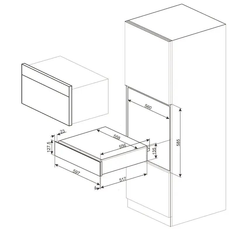 Värmelåda Smeg Classic CPR315X