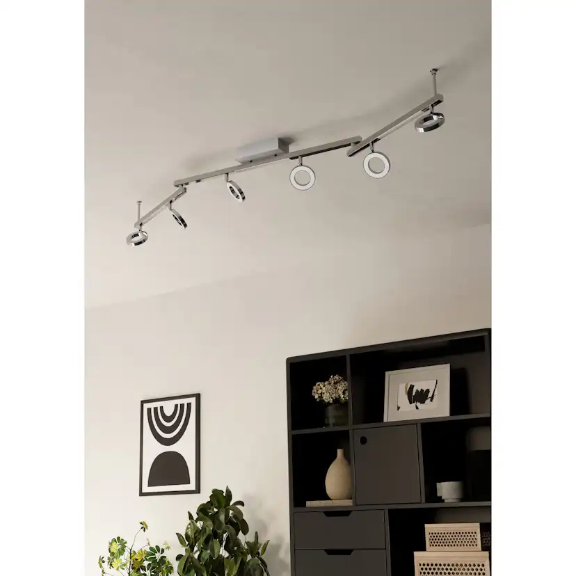 Spotlight Eglo Cardillio 1 med 6 Lampor