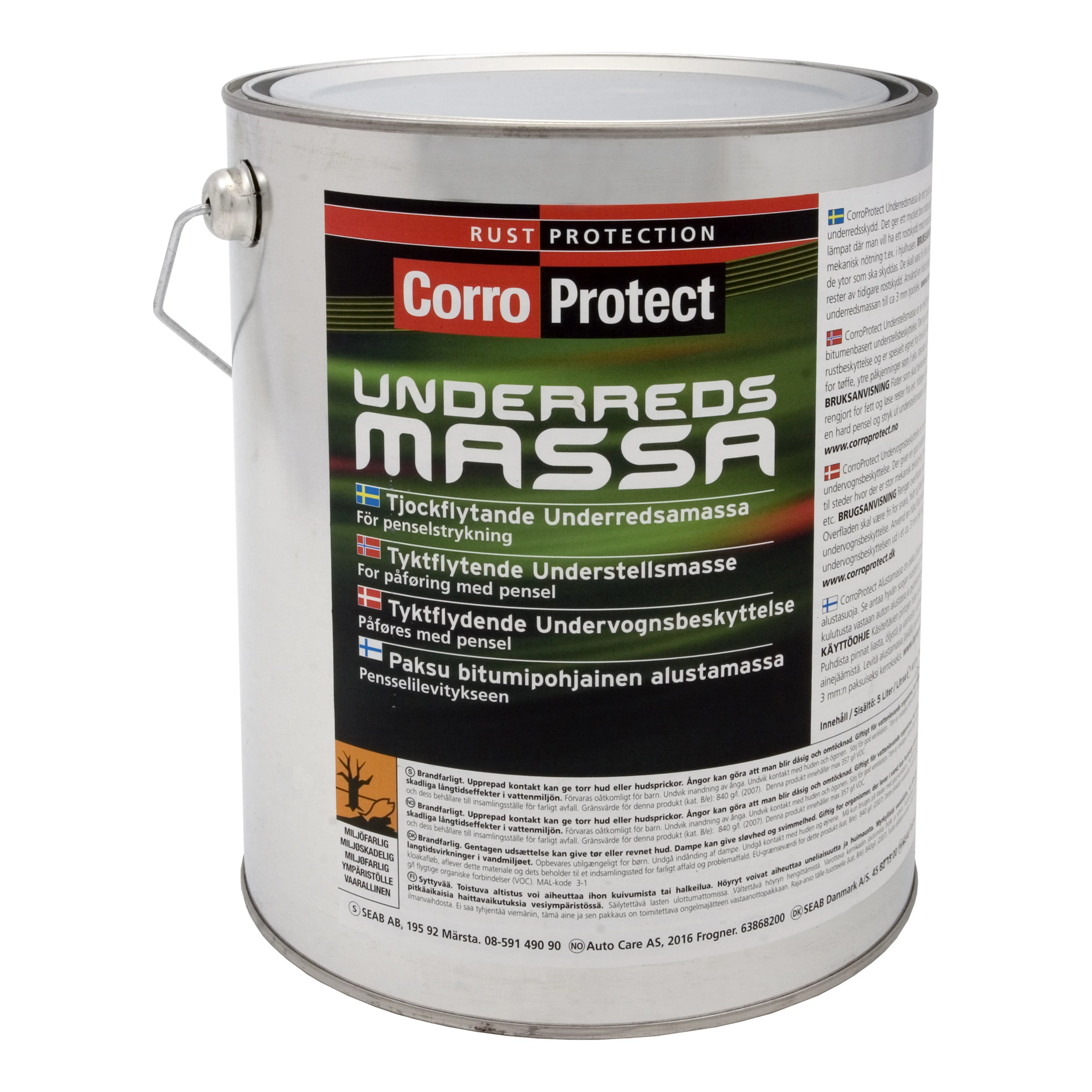 Rostskydd CorroProtect Underredsmassa 5kg