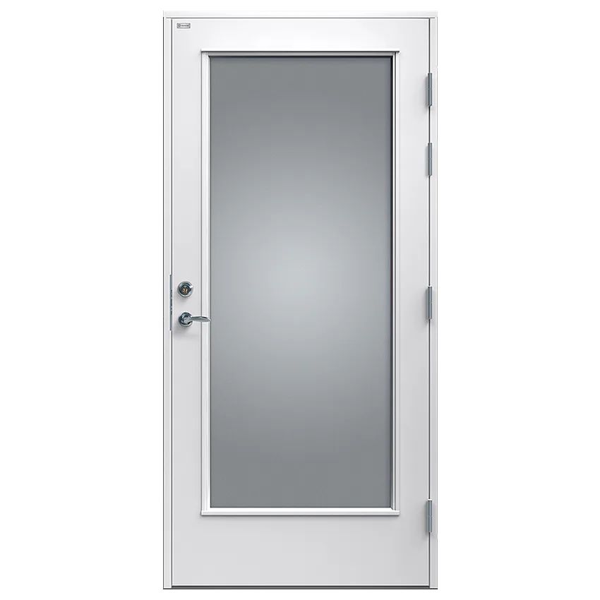 Altandörr Diplomat Vit Klarglas