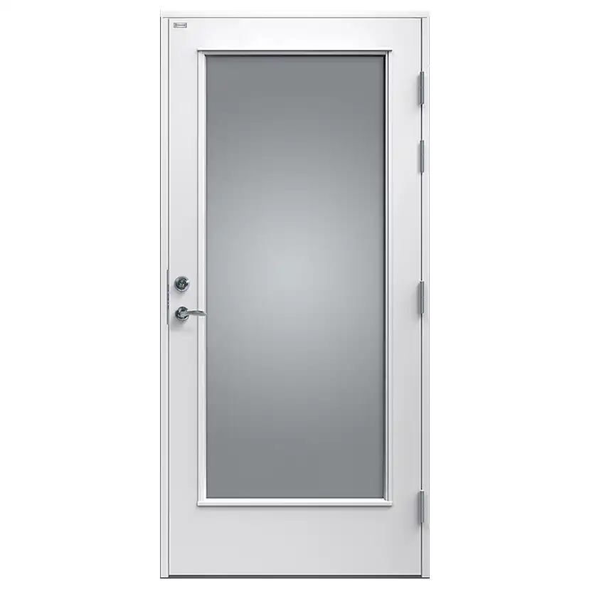 Altandörr Diplomat Vit Klarglas