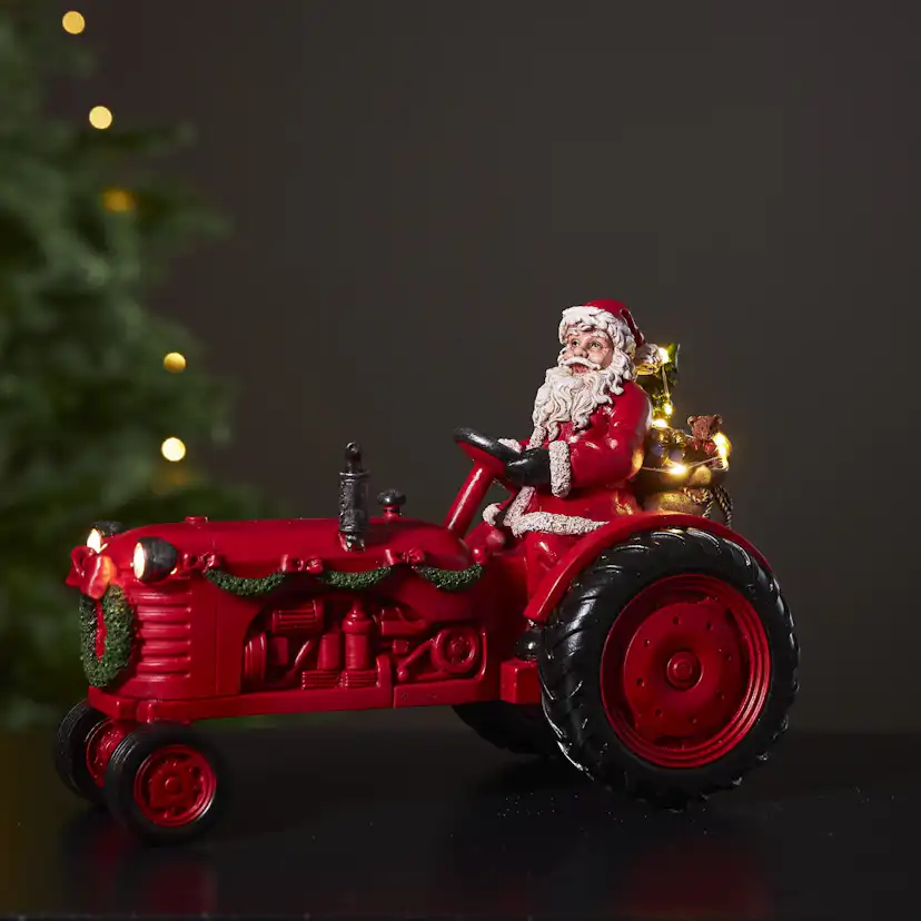 Juldekoration Star Trading Merryville traktor