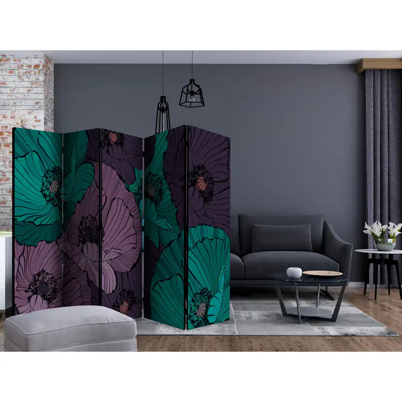 Rumsavdelare Arkiio Flowerbed II 225x172 cm