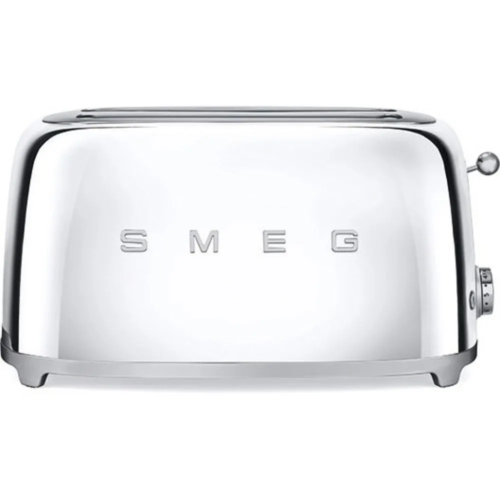 Brödrost Smeg TSF02SSEU Krom Retro med Extra Breda Fack