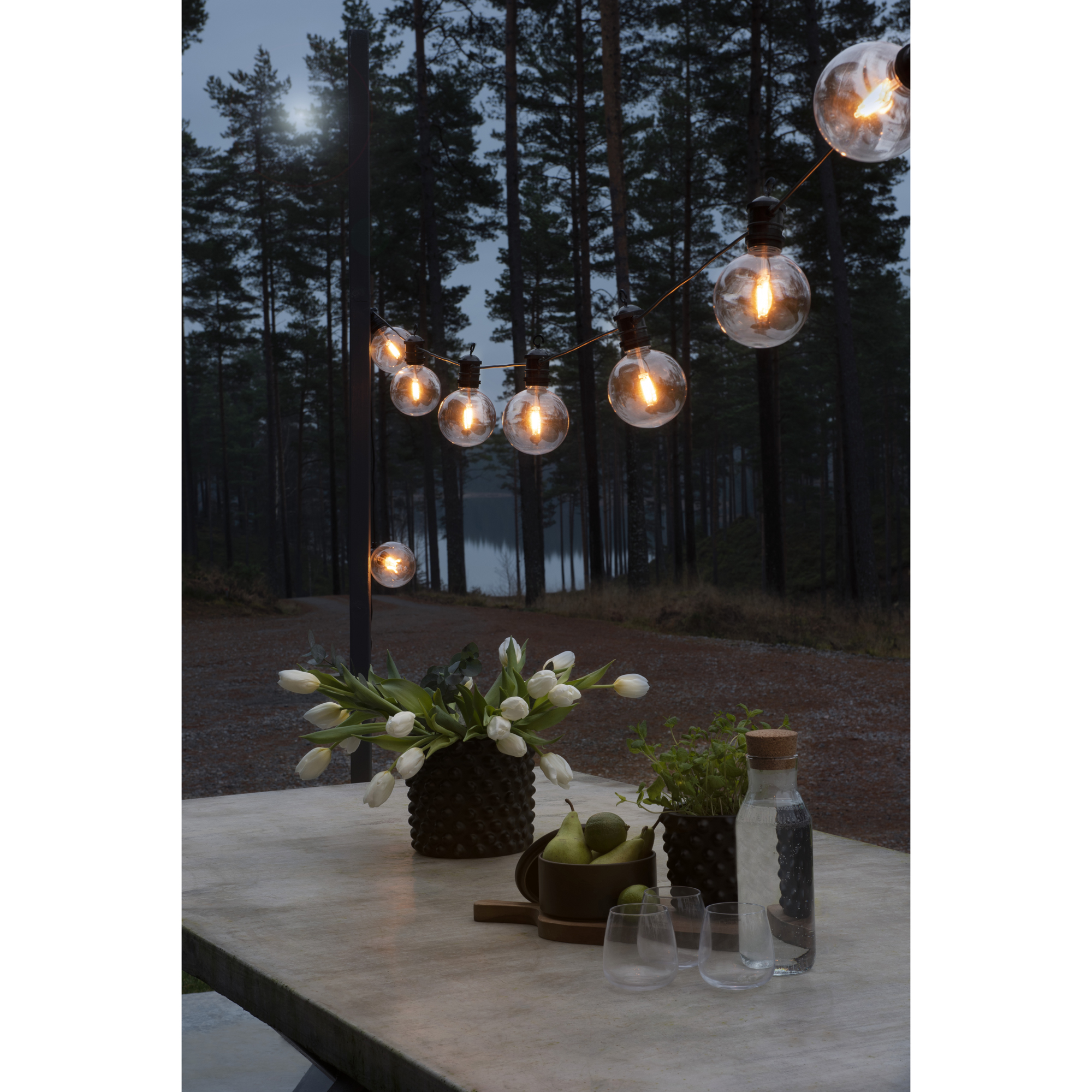 Ljusslinga Gnosjö Konstsmide Utbytbara LED-lampor E27 5st Amber Dimmer