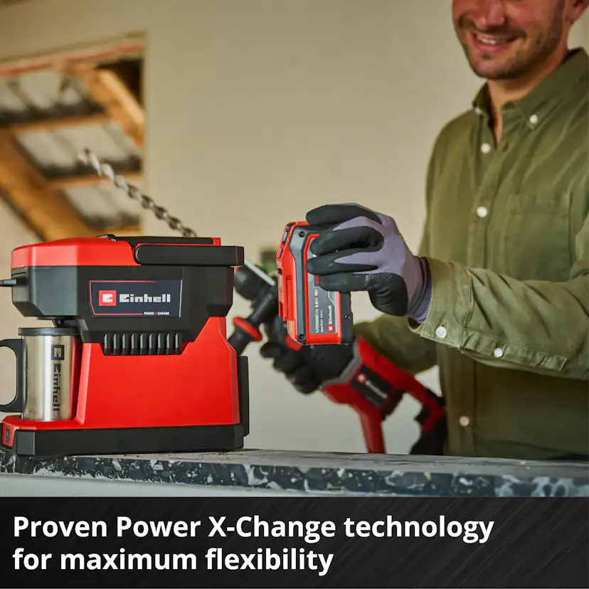 Kaffemaskin Einhell TE-CF 18 Li-Solo Sladdlös utan Batteri