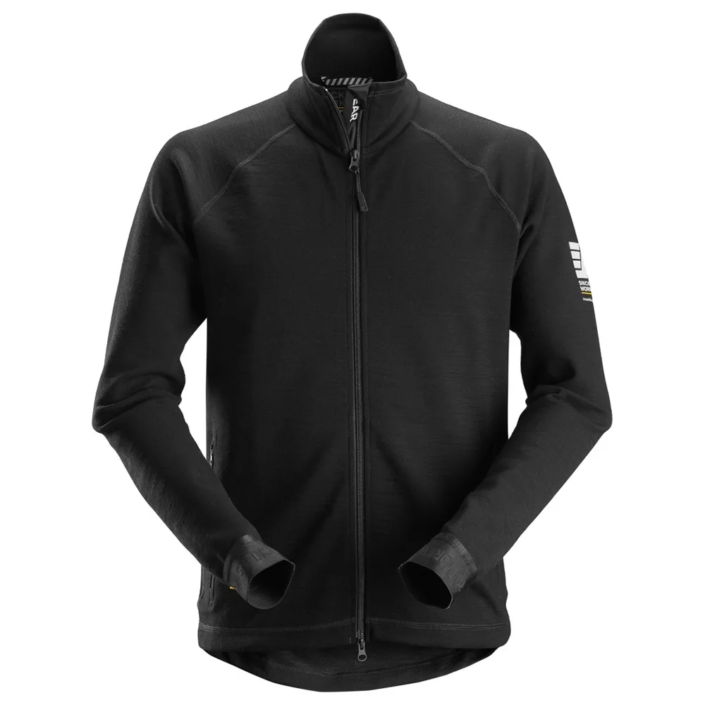 Jacka mellanlager Ull AW Storlek: XS , Färg: Black