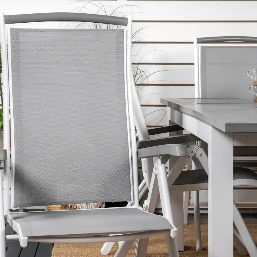 Matgrupp Venture Home Aleyna 152/210 med 6 Stolar