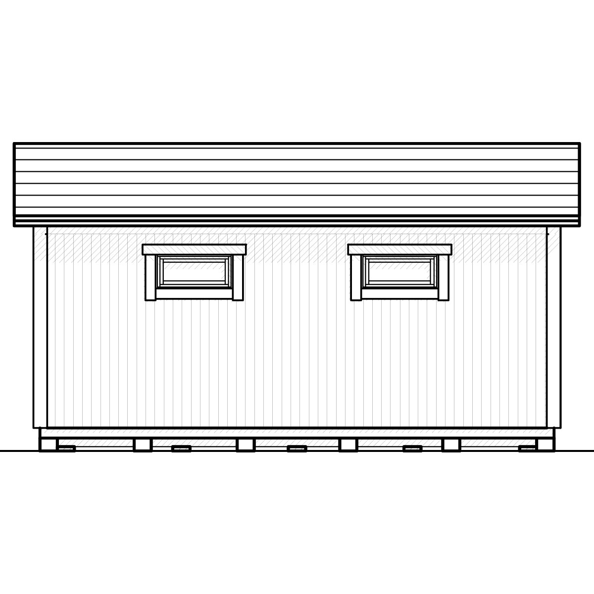 Attefallshus Vibostugan Njuta Funkis 25-3