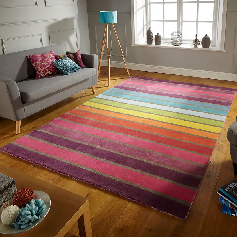 Luggmatta Flair Rugs Candy Flerfärgad 200x290 Ull