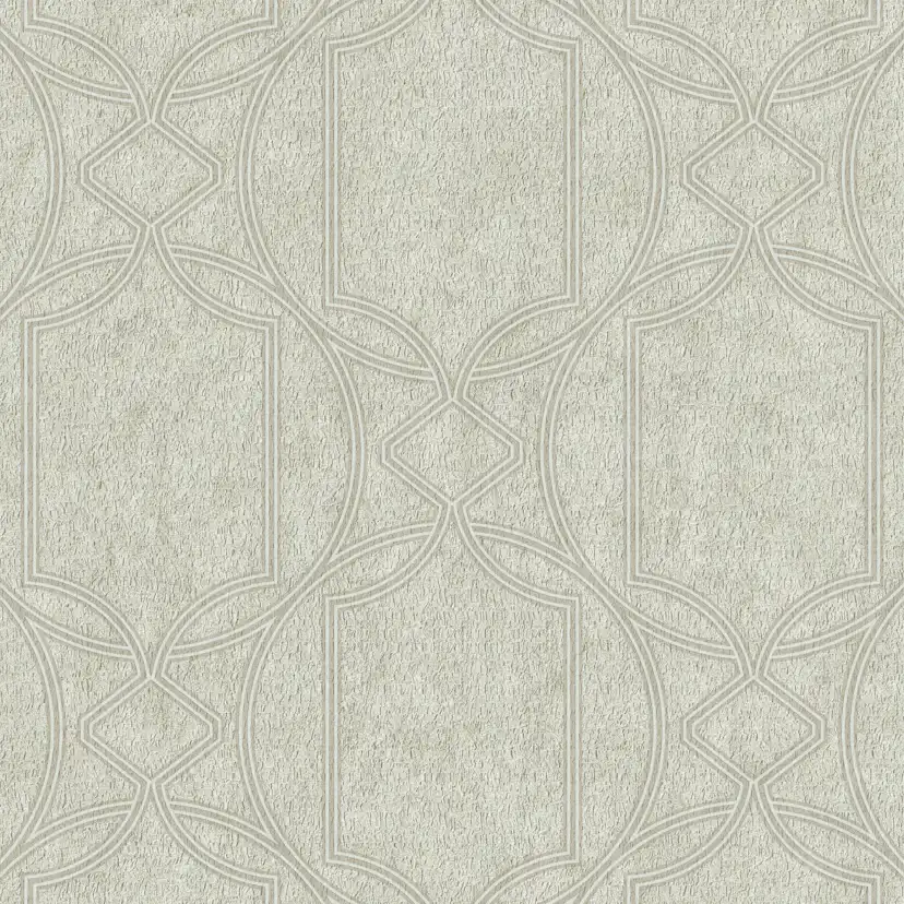 Tapet Boutique Deco Geometrisk Ecru