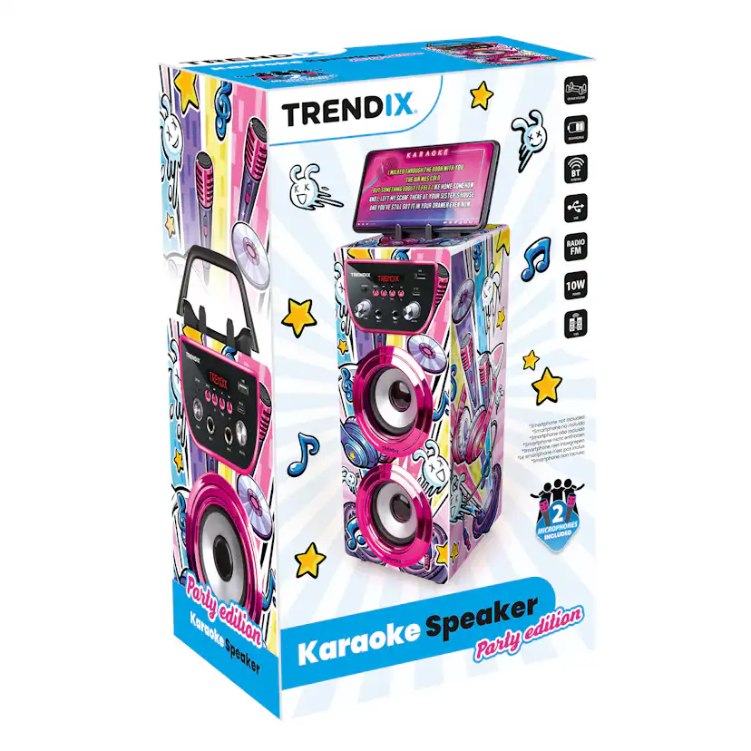 Karaokemaskin Trendix Party Edition Med 2 Mikrofoner