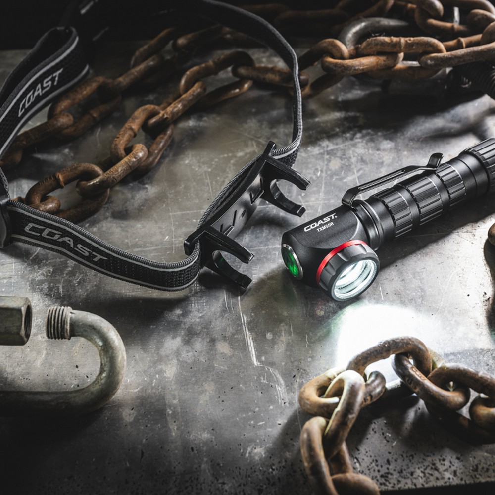 Pannlampa Coast Uppladdningsbar Txm50R 1250 Lumen