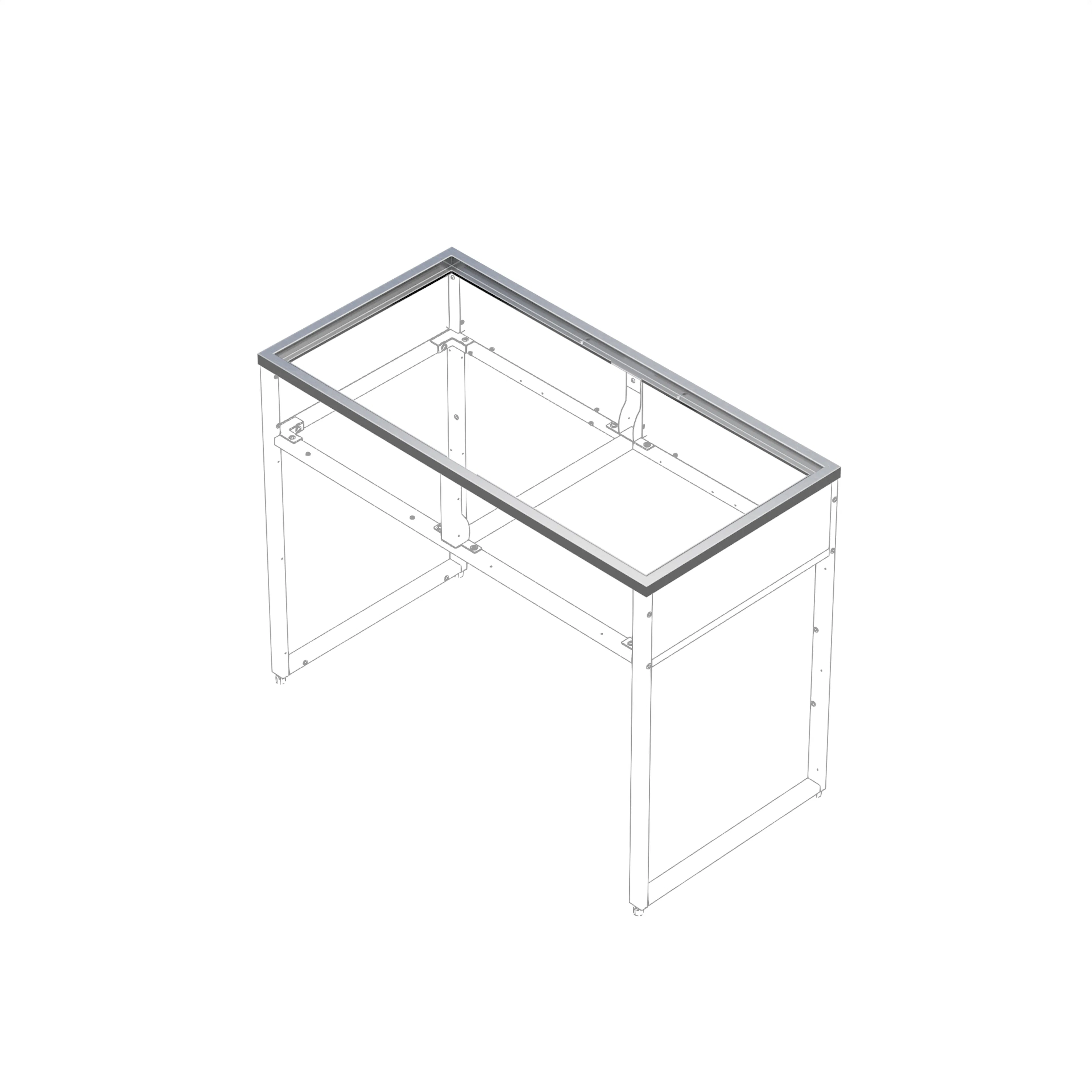 Ram Skotte Kitchen 1H Rostfri Till Utekök