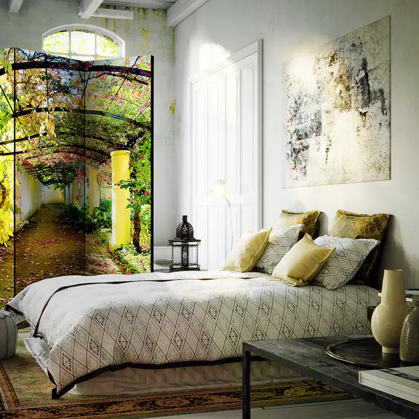 Rumsavdelare Skärmvägg Arkiio Romantic Garden 135x172 cm