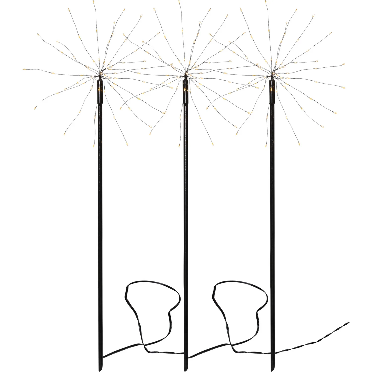 Ljusträd Star Trading Firework Outdoor 3 st Varmvit