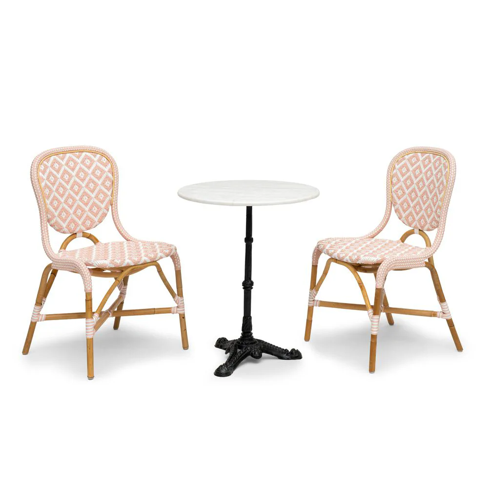 HOLMENÄS CAFÉSTOL, ROSA 1FPK=2ST Rosa